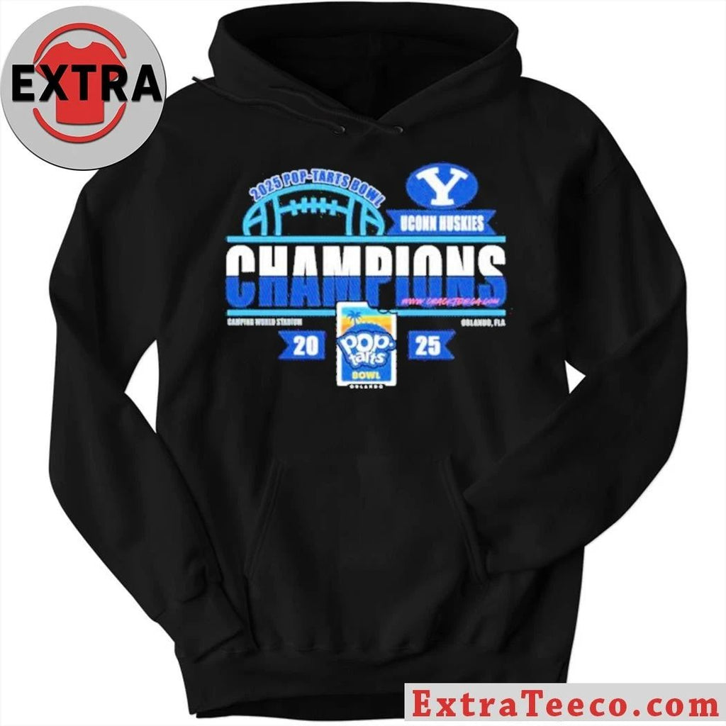 BYU Cougars 2025 Pop-Tarts Bowl Champions At Camping World Stadium On December 27 Logo T-Shirt