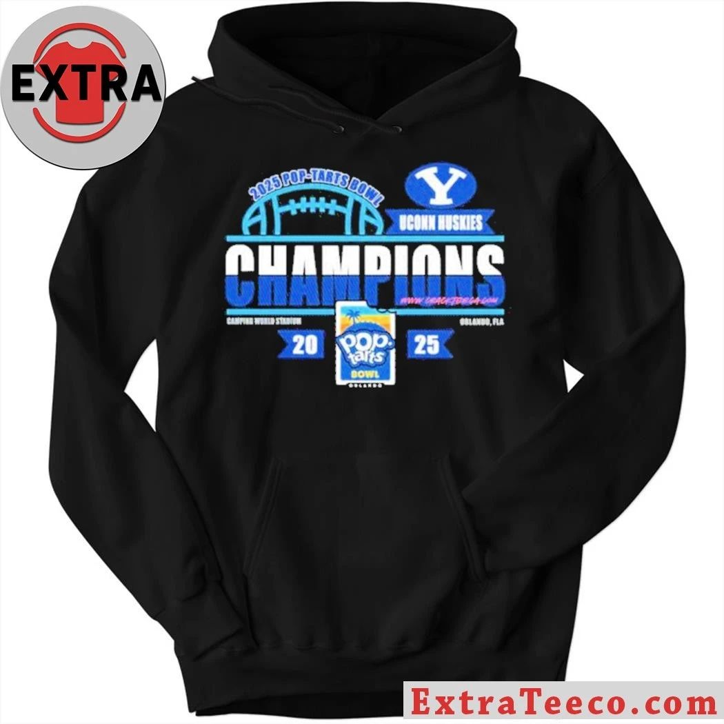 BYU Cougars 2025 Pop-Tarts Bowl Champions At Camping World Stadium On December 27 Logo T-Shirt