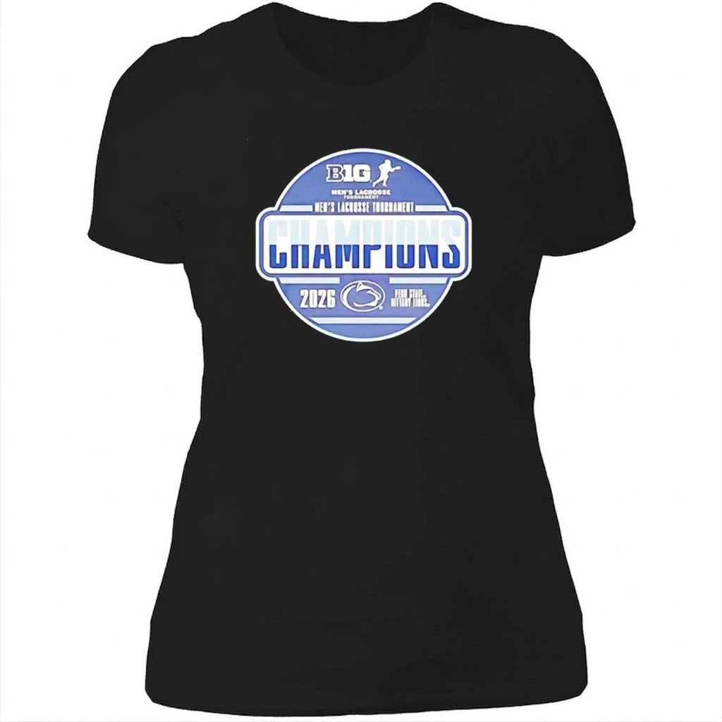 Tg8i5ki6 Penn State Nittany Lions 2026 Big Ten Mens Lacrosse Tournament Champions Shirt