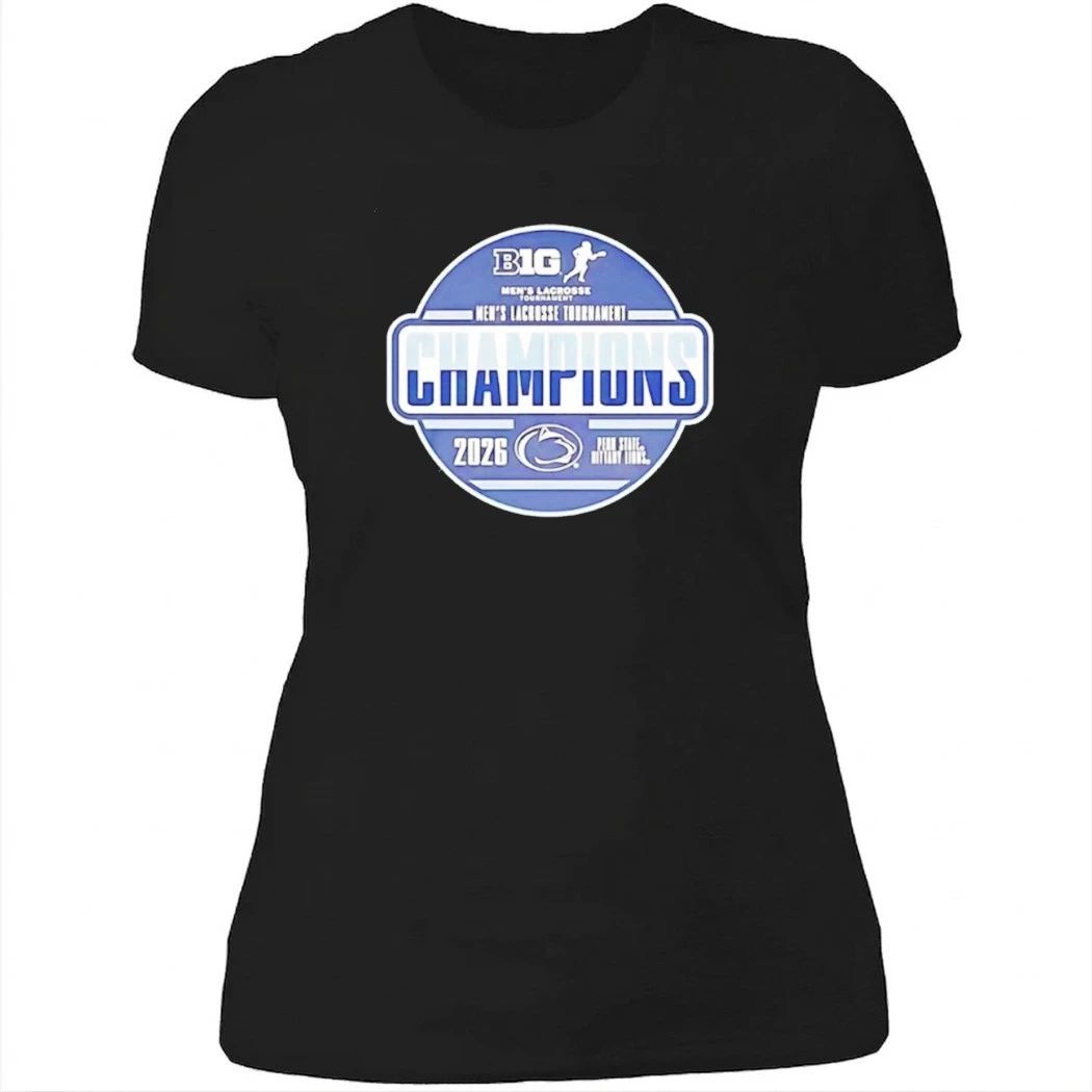 Tg8i5ki6 Penn State Nittany Lions 2026 Big Ten Mens Lacrosse Tournament Champions Shirt