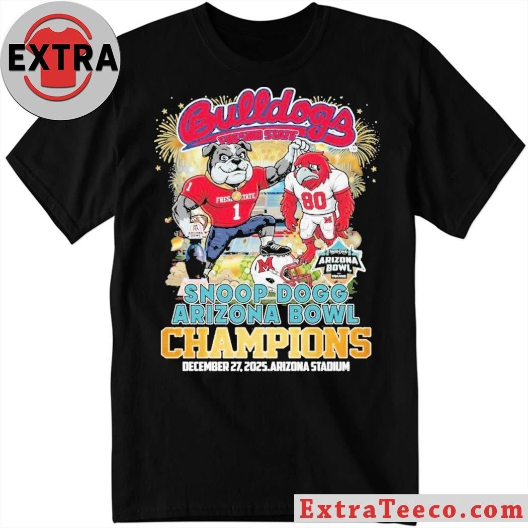 Celebrating the Fresno State Bulldogs’ victory at the Snoop Dogg Arizona Bowl on December 27, 2025 Shirt