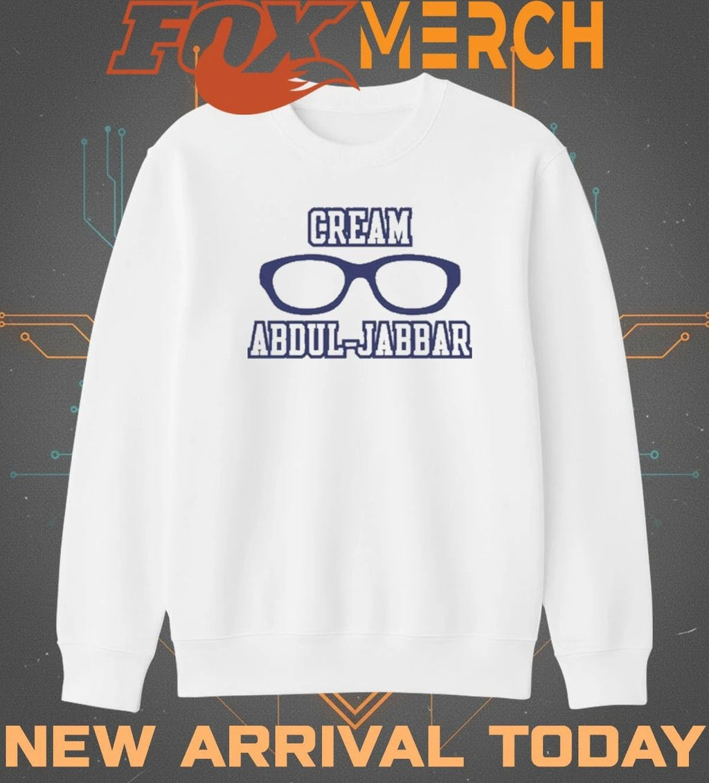 Cream abdul jabbar t-shirt