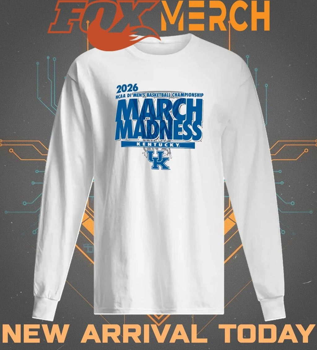 Kentucky Wildcats 2026 NCAA DI Men’s Basketball Championship March Madness t-shirt