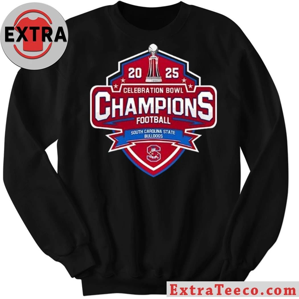 South Carolina State Bulldogs 2025 Celebration Bowl Champions South Carolina State defeated Prairie View A&M T-Shirt