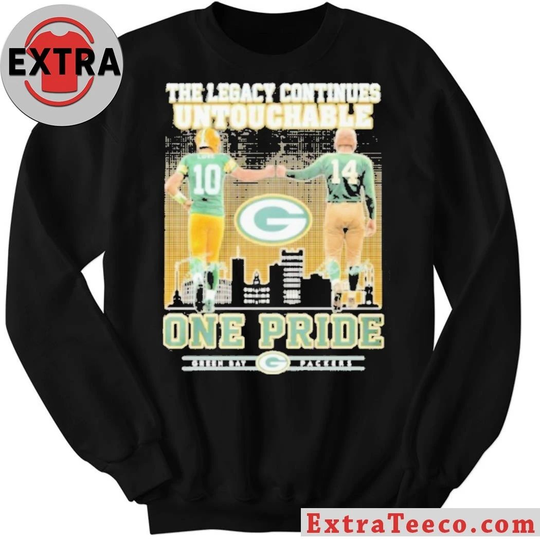 Green Bay Packers The Legacy Continues Untouchable One Pride Logo Shirt
