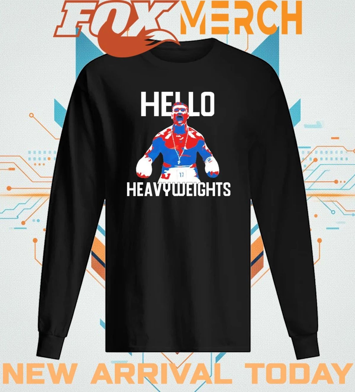 Oleksandr Usyk hello heavyweights t-shirt