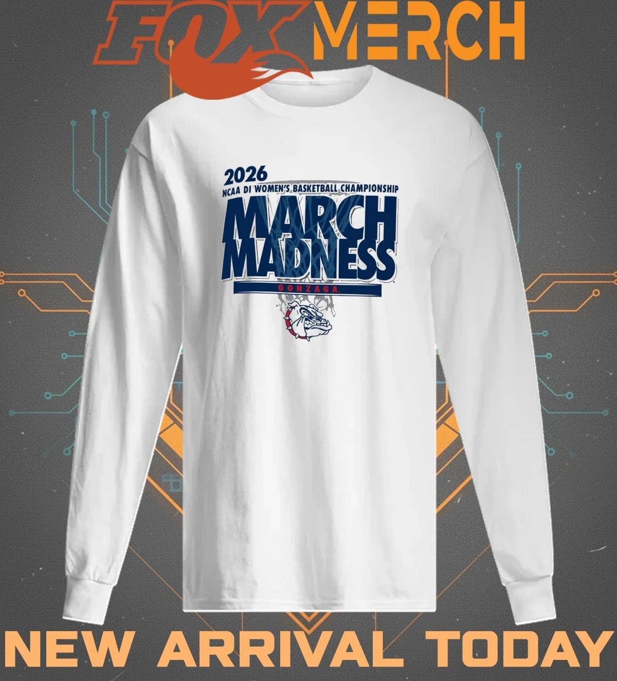Gonzaga Bulldogs 2026 NCAA DI Women’s Basketball Championship March Madness t-shirt