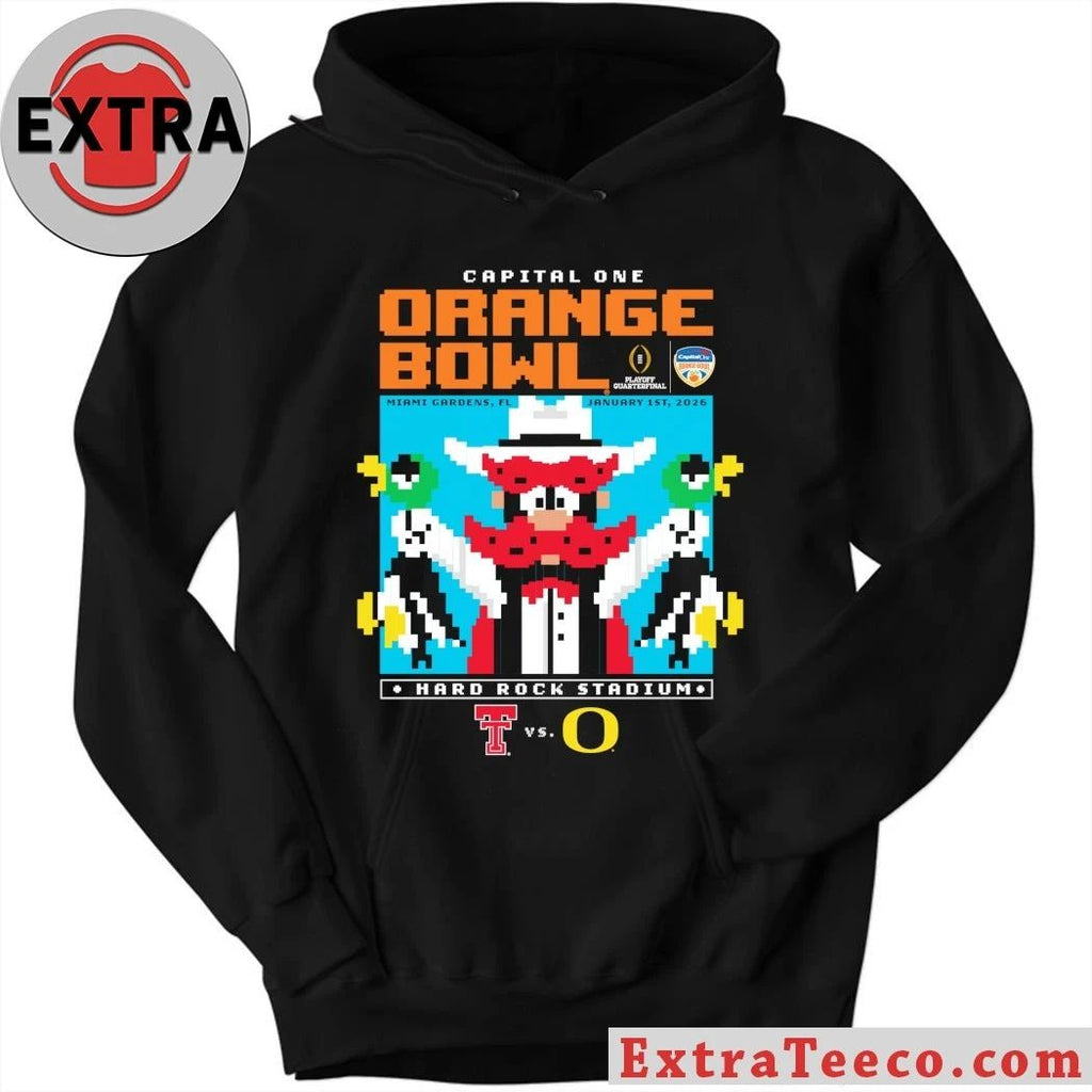 Original Capital One Orange Bowl Texas Tech vs Oregon January 1, 2026 Hard Rock Stadium in Miami Gardens, Florida Shirt