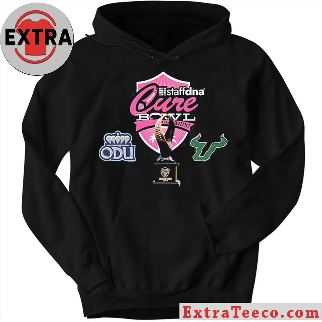 StaffDNA Cure Bowl ODU Football Versus South Florida Bulls Bowl Season College Football 2025 2026 Logo Shirt