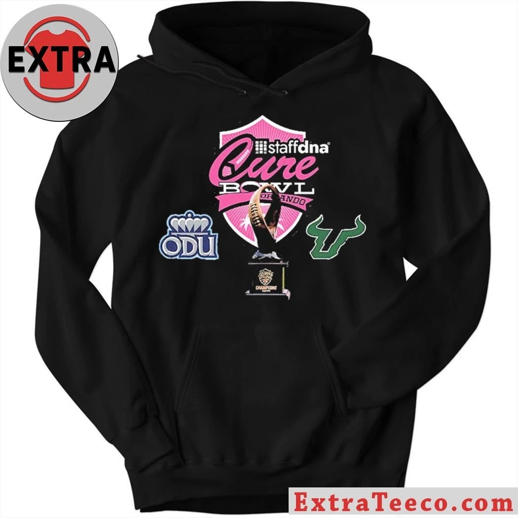 StaffDNA Cure Bowl ODU Football Versus South Florida Bulls Bowl Season College Football 2025 2026 Logo Shirt