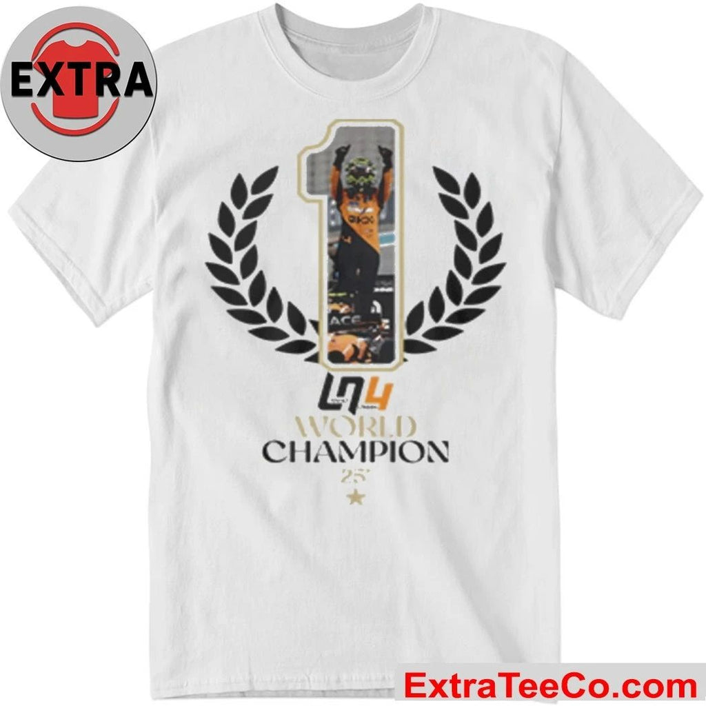 Lando Norris Formula 1 2025 Drivers’ World Champion Shirt