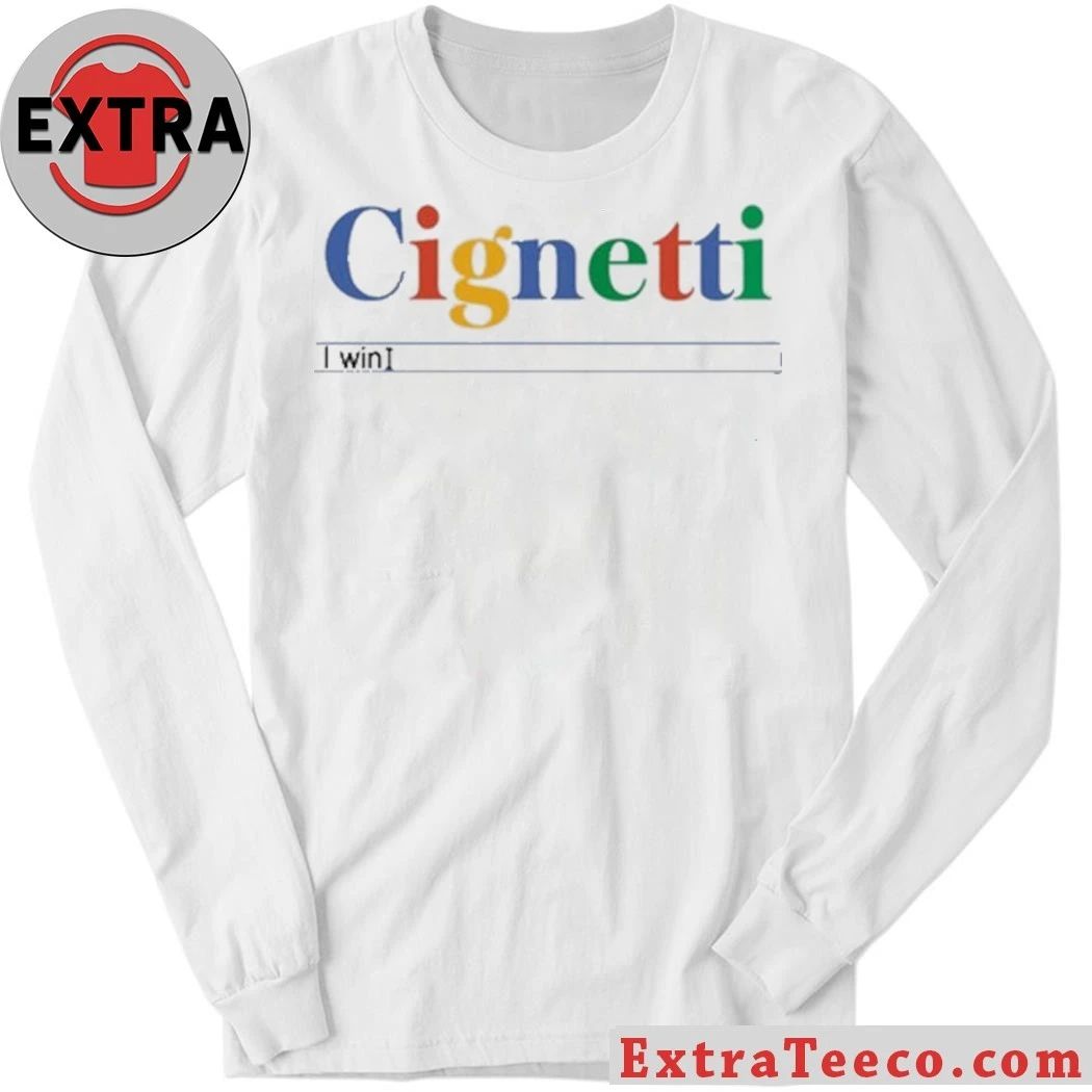 Cignetti I Win Search Bar 2026 T-Shirt