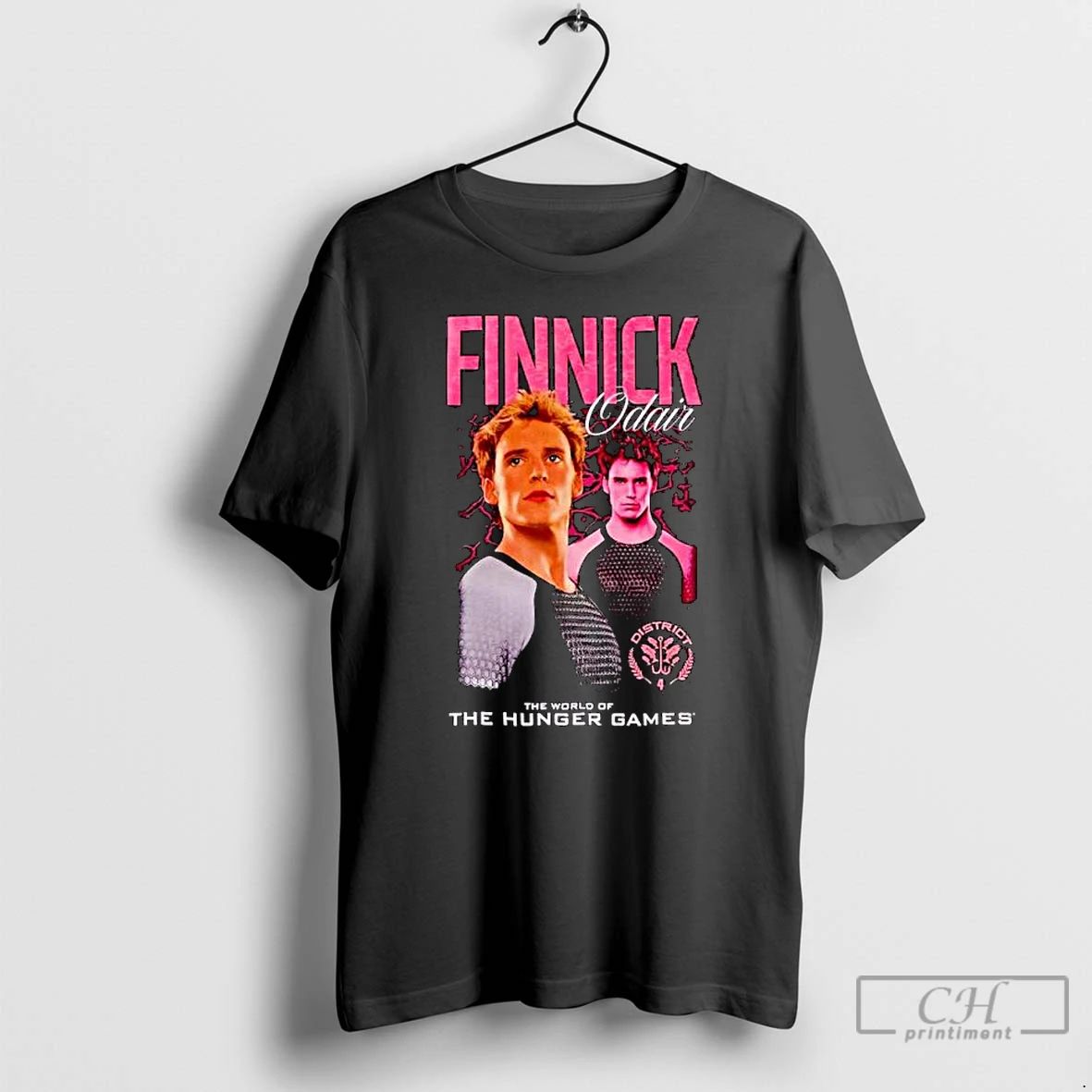Premium The Hunger Games Finnick Collage Ornaments T Shirts