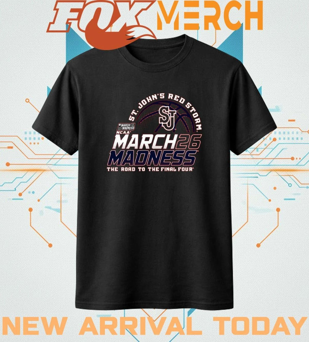 St. John’s University Men’s Basketball 2026 March Madness Bound shirt