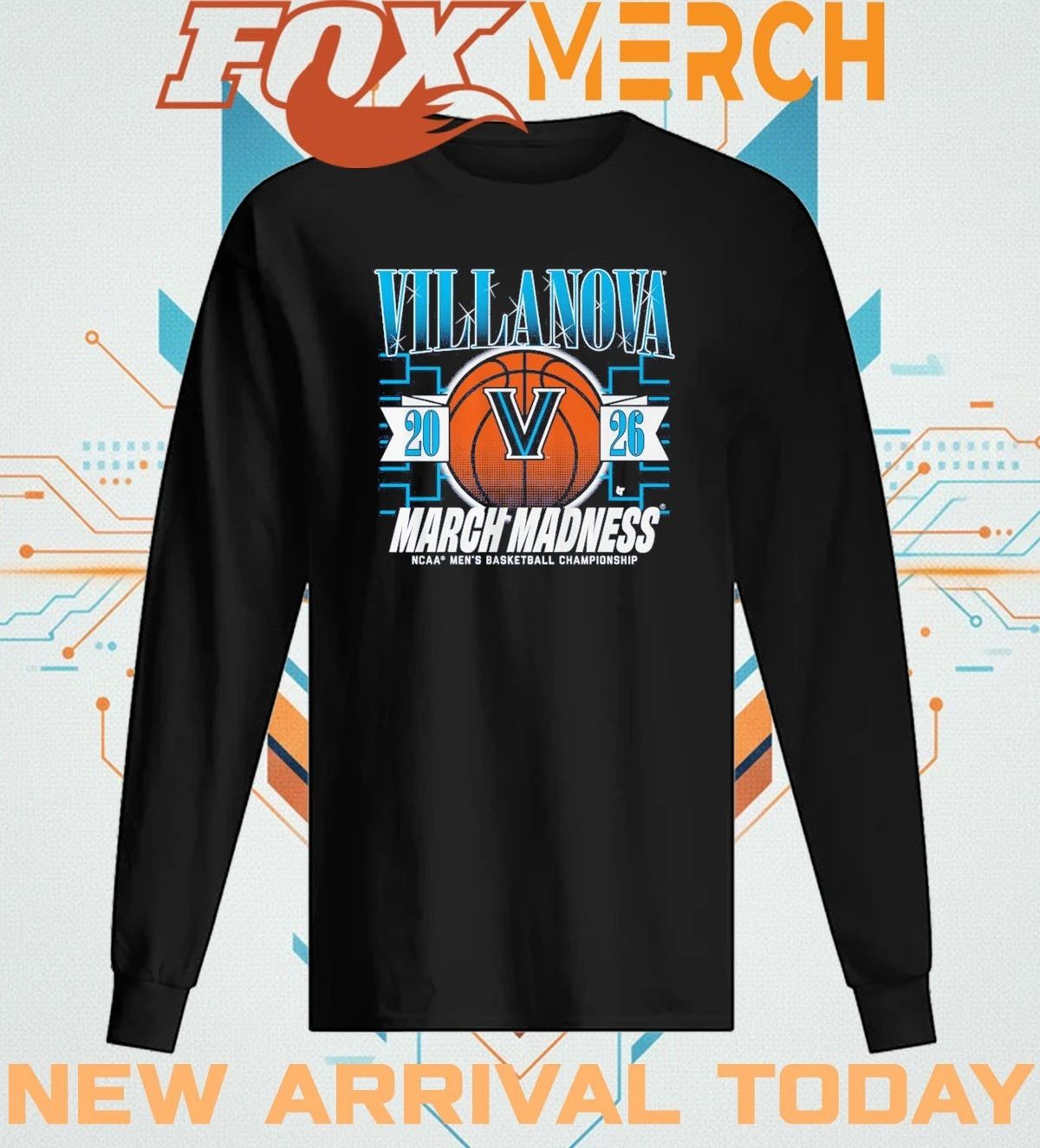 Villanova Wildcats Men’s Basketball 2026 March Madness t-shirt