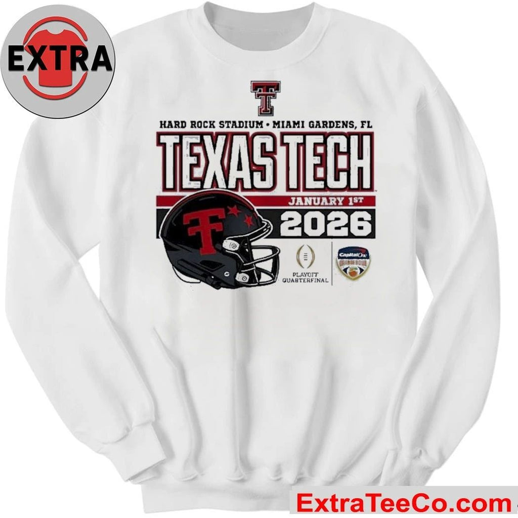 Texas Tech Red Raiders 2026 CFP Quarterfinal Capital One Orange Bowl Hard Rock Stadium, Miami Gardens, Florida, USA January 1, 2026 Shirt