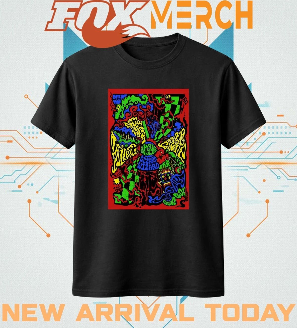 King Gizzard And The Lizard Wizard Forest Hills NY 8 20 2026 poster t-shirt
