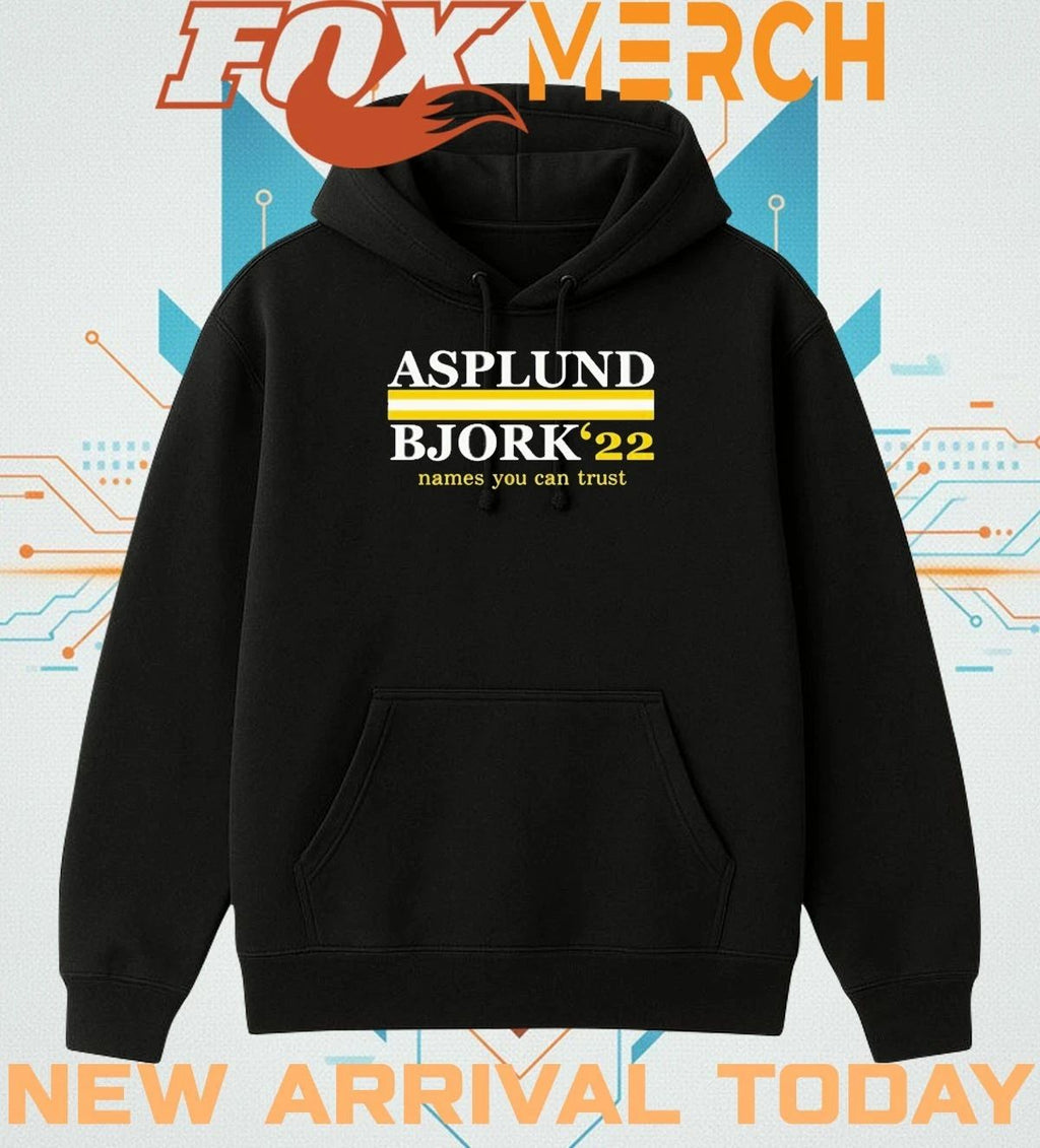 Asplund bjork 22 names you can trust t-shirt