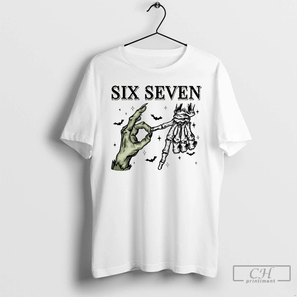 Premium Six Seven 6 7 Skeleton T Shirts