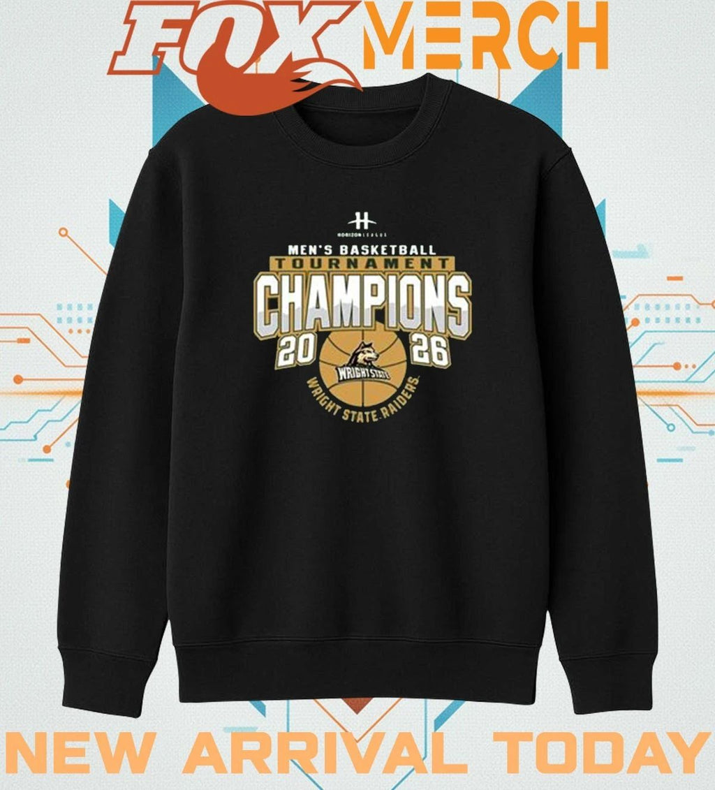 Wright State Raiders 2026 Men’s Basketball Tournament Champions t-shirt