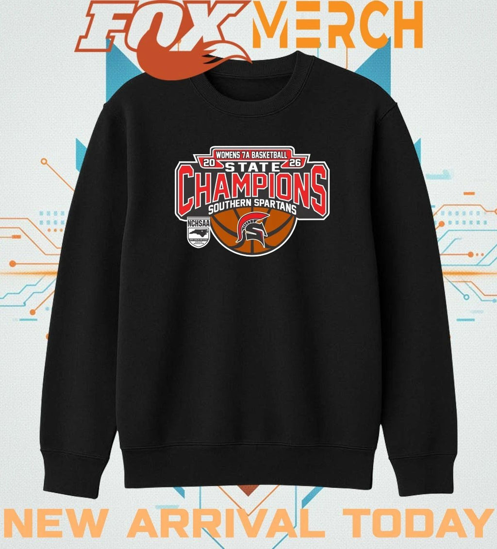 Southern Spartans 2026 Women’s 7A Basketball State Champions t-shirt