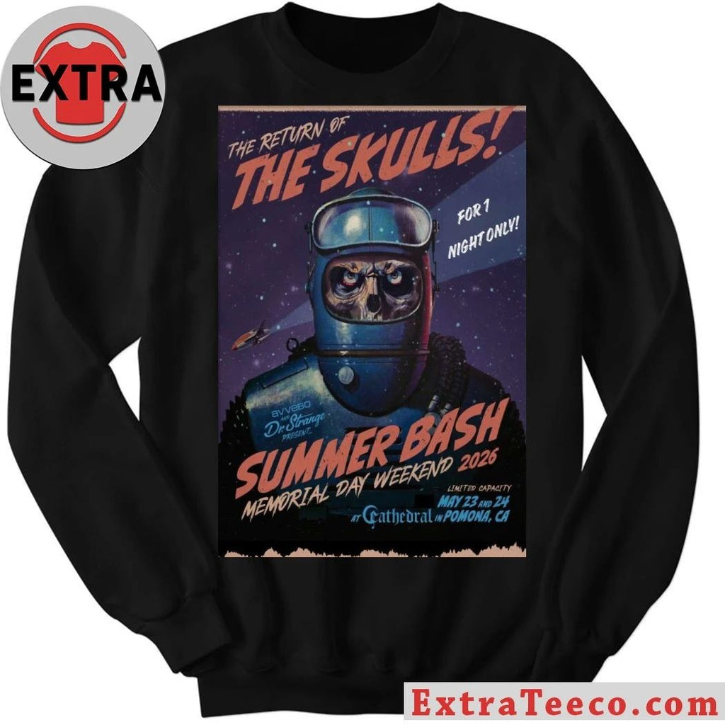 Poster The Skulls At The Cathedral Pomona In Pomona, CA On May 23-24, 2026 Shirt