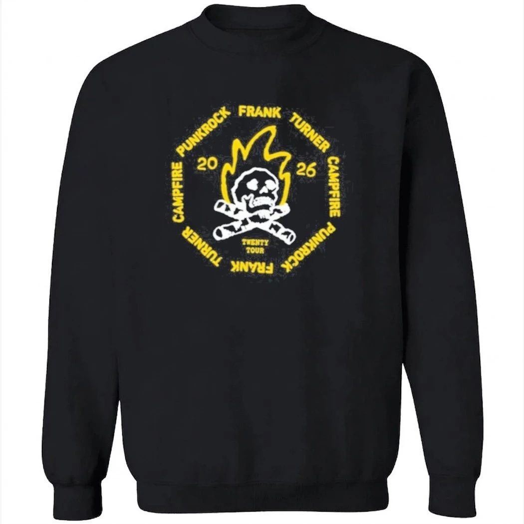 Frank Turner Campfire Punkrock April 2026 Twenty Tour Shirt