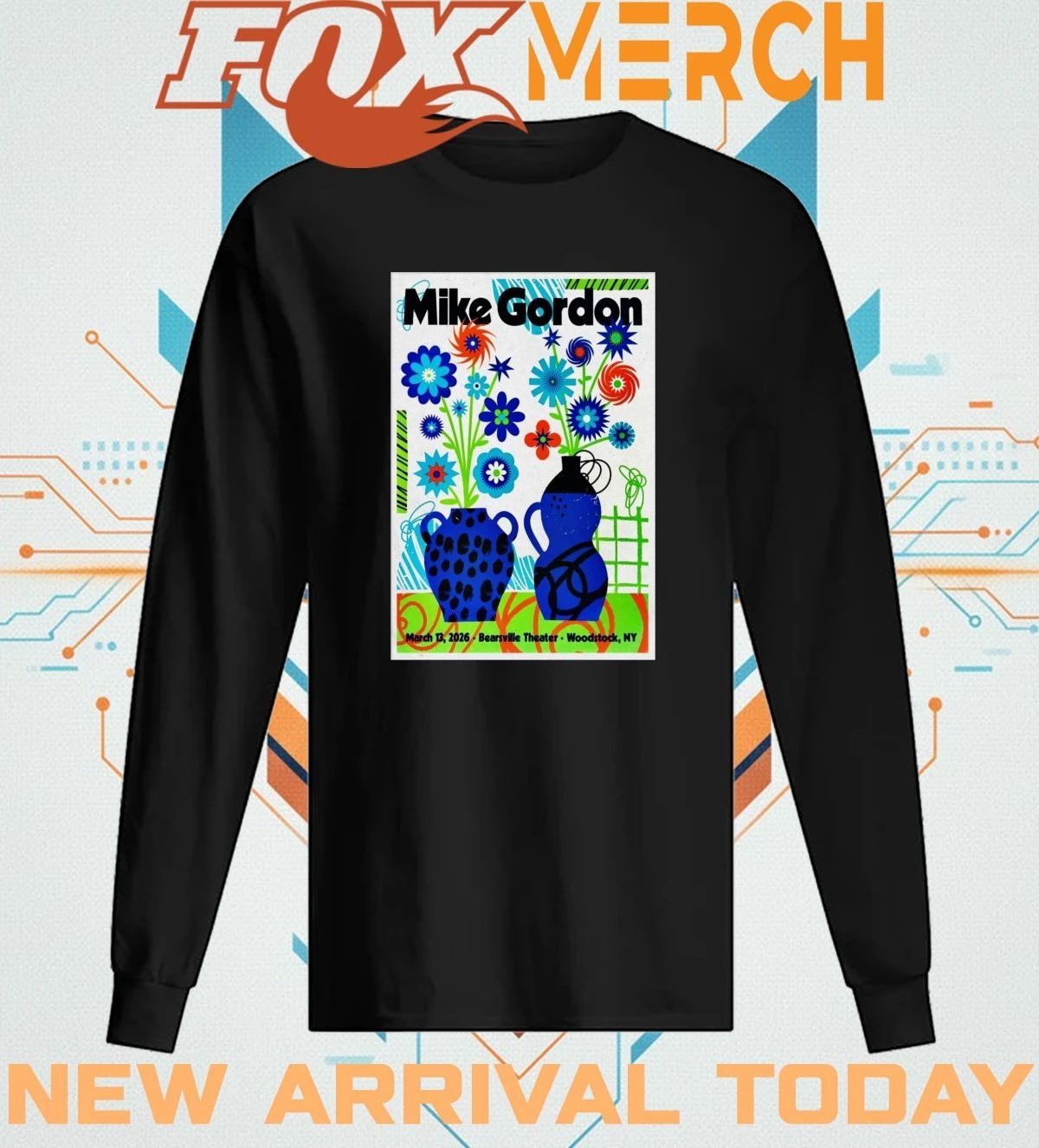 Mike Gordon march 13 2026 In Woodstock NY poster t-shirt