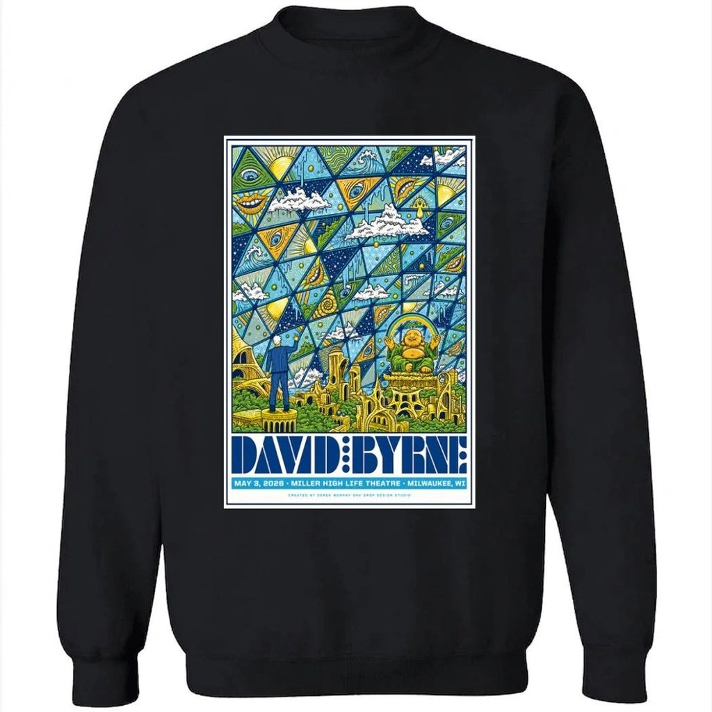 David Byrne World Tour 2026 Milwaukee WI Poster Shirt