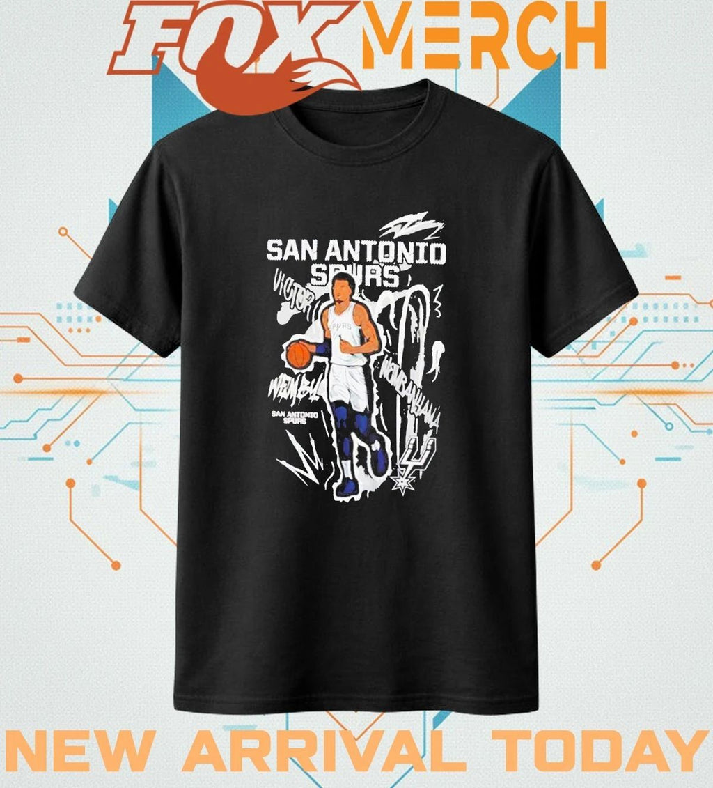 Victor Wembanyama San Antonio Spurs Chalked Up Player graphic t-shirt