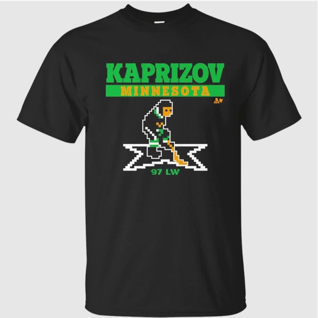 Kirill Kaprizov Minnesota Retro Hockey Shirt