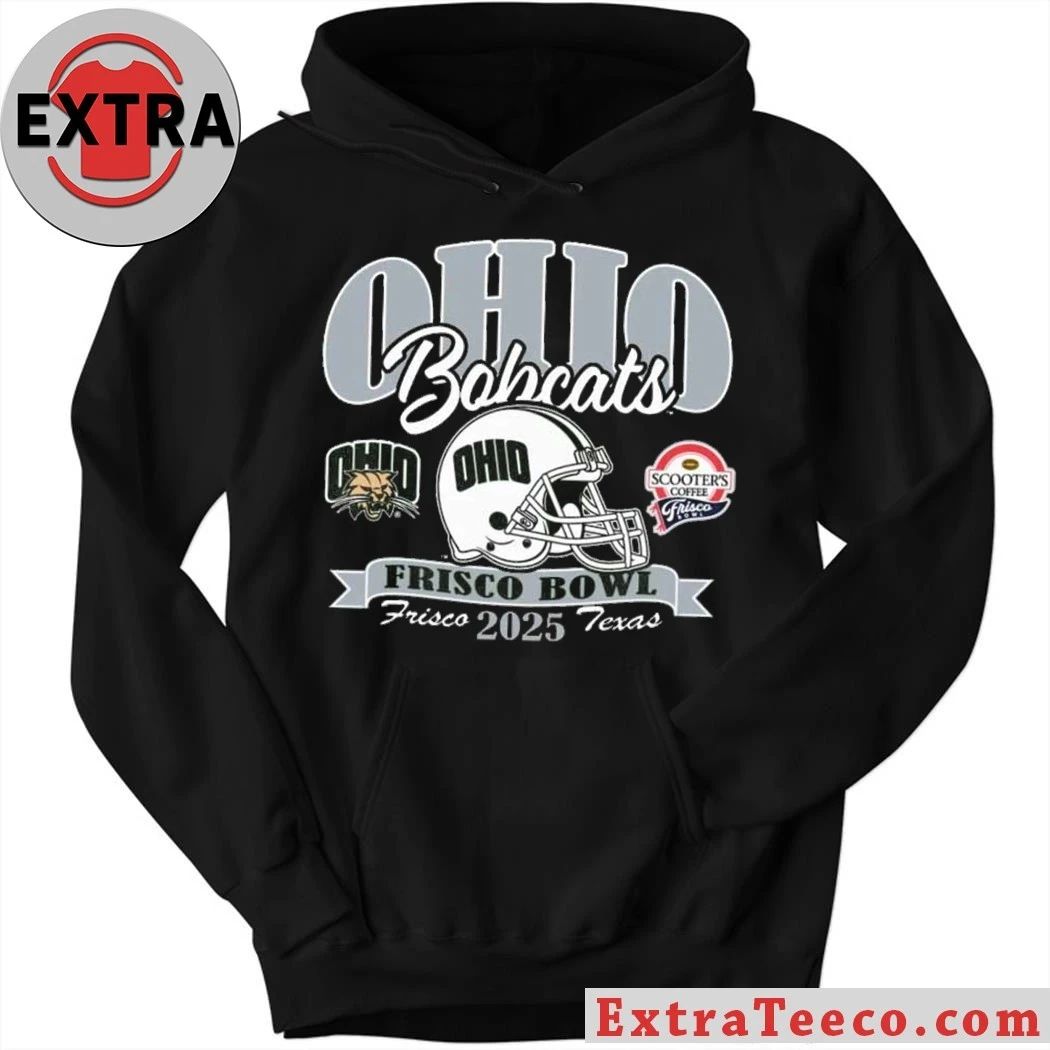 Celebrating the Ohio Bobcats’ 17-10 victory in the 2025 Frisco Bowl on December 23, 2025, at the Ford Center at The Star in Frisco, Texas Shirt