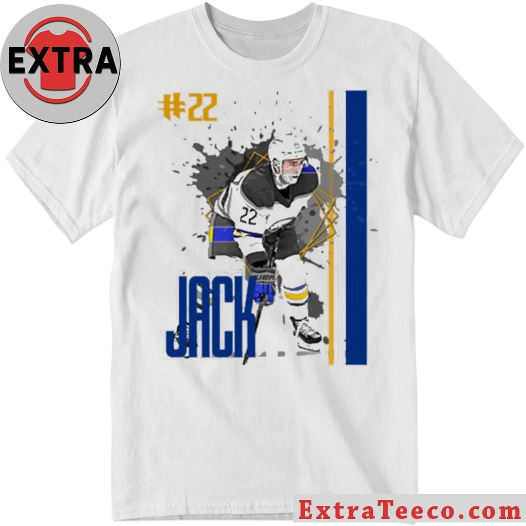Original Jack Quinn #22 hockey Player Sabres T-Shirt
