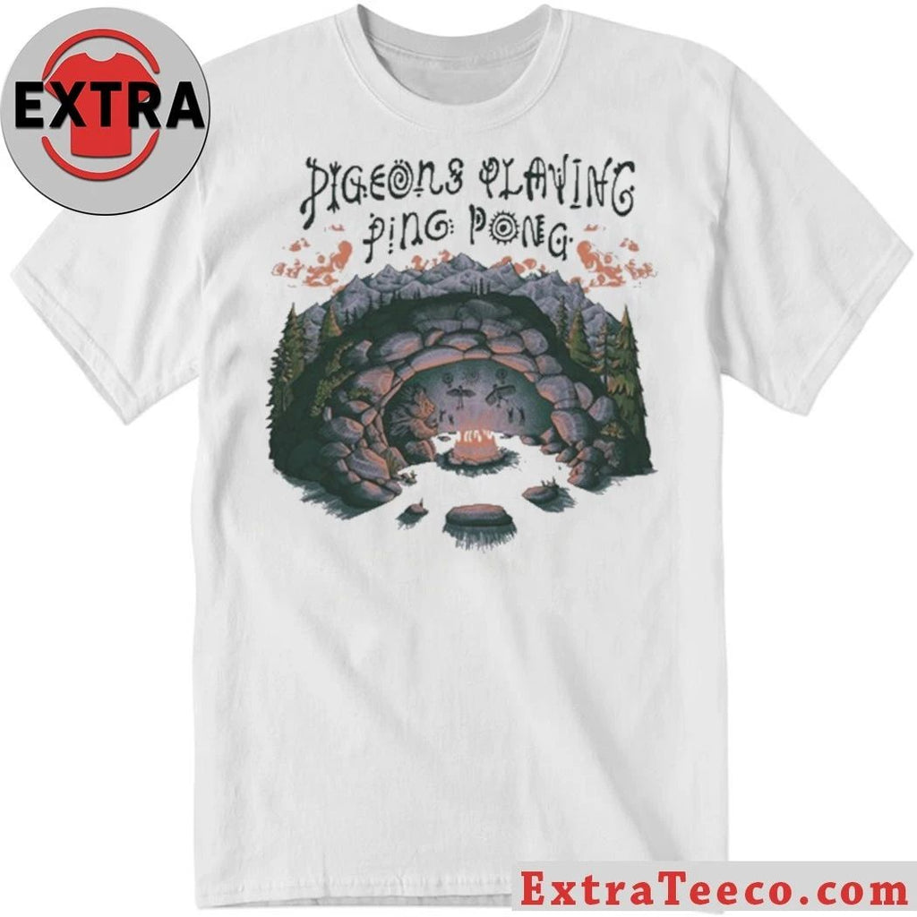 Pigeons Playing Ping Pong X Nature Backs 2026 Shirt