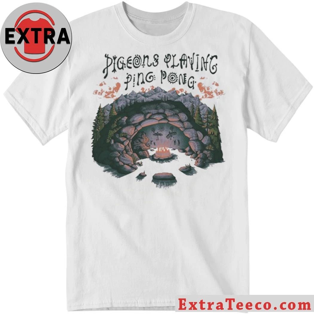 Pigeons Playing Ping Pong X Nature Backs 2026 Shirt