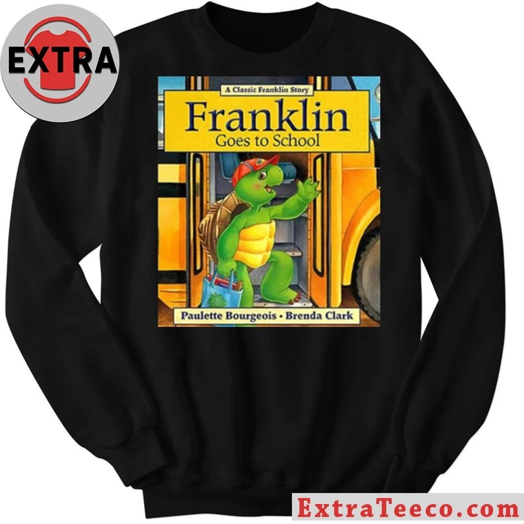 The classic children’s book Franklin Goes to School by Paulette Bourgeois and Brenda Clark Shirt