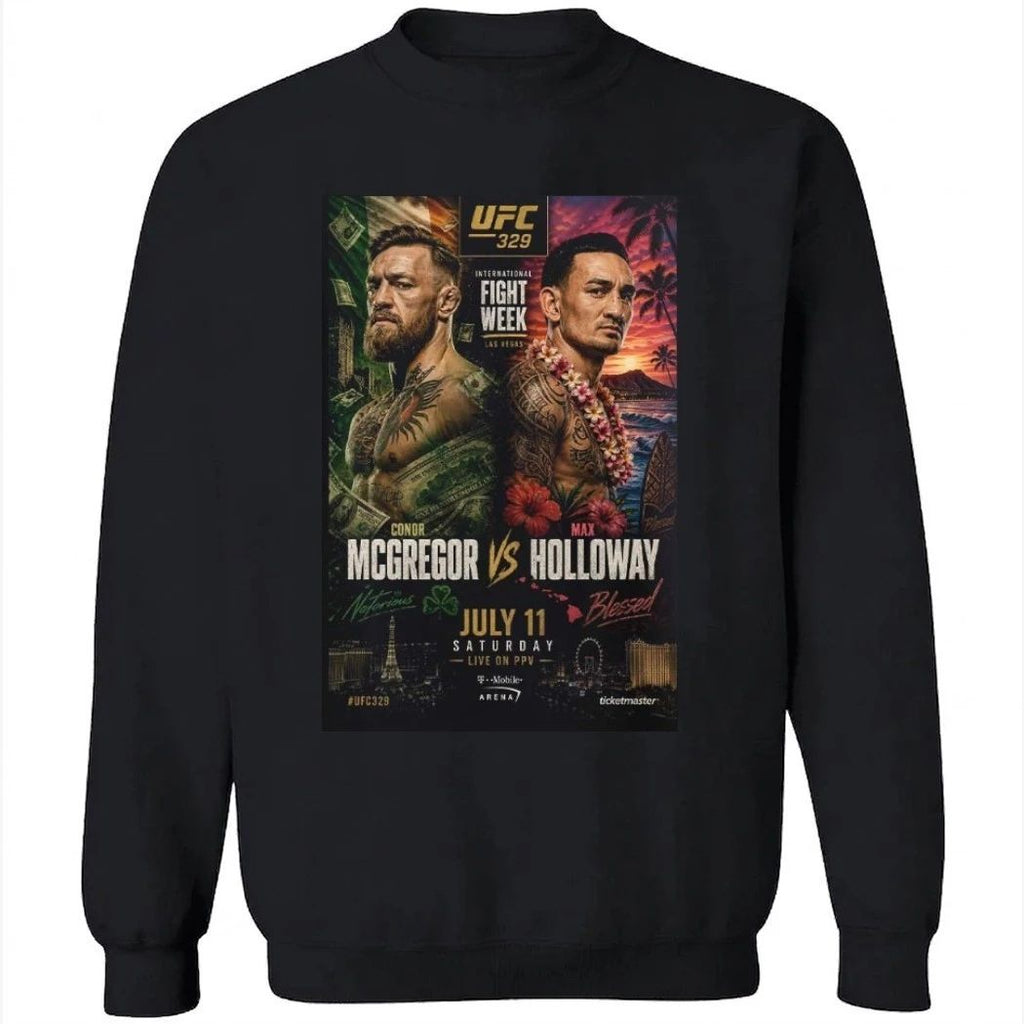 UFC 329 Conor McGregor Vs Max Holloway Notorious Vs Blessed Front Runner Main Event On July 11 2026 T-Shirt