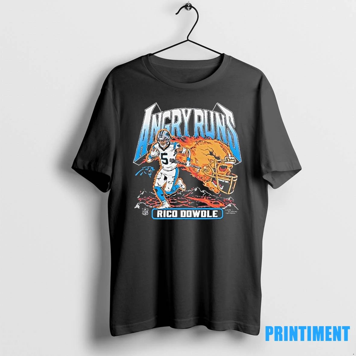 Angry Runs 2025 Panthers Rico Dowdle Tshirts Sweater