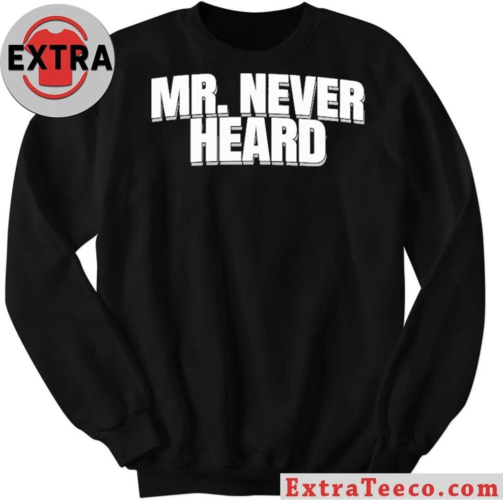 Raymond Aguilar wears Mr. Never Heard Shirt