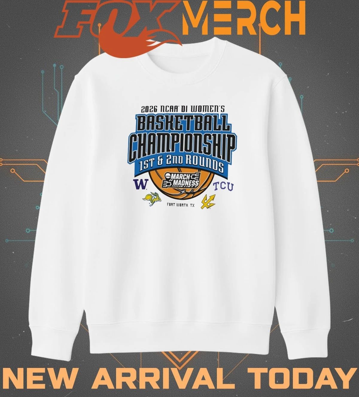 2026 NCAA DI Women’s Basketball Championship 1st & 2nd Rounds March Madness Fort Worth, TX t-shirt