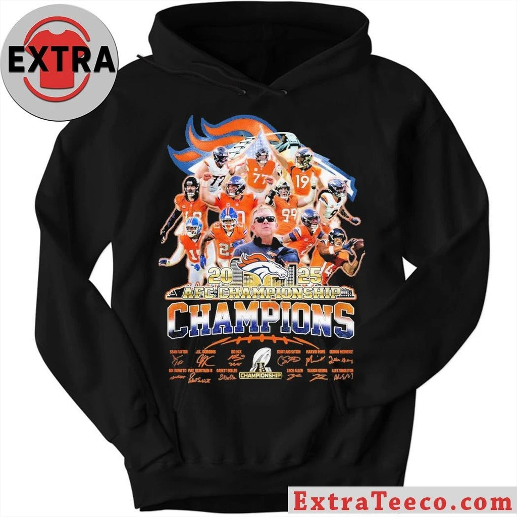 Broncos 2025 AFC Championship Champions Signature Shirt