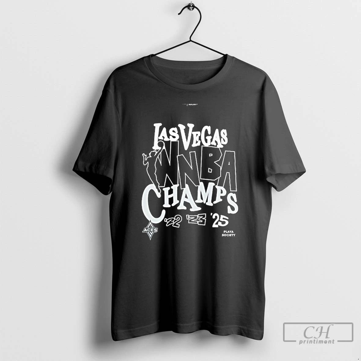 Premium Las Vegas Aces Playa Society 2025 Wnba Finals Champions Premium T Shirts