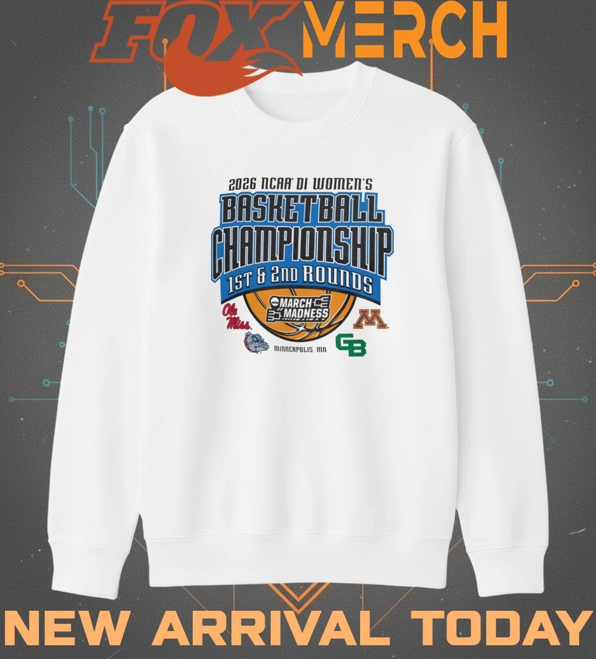 2026 NCAA DI Women’s Basketball Championship 1st & 2nd Rounds March Madness Minneapolis, MN t-shirt