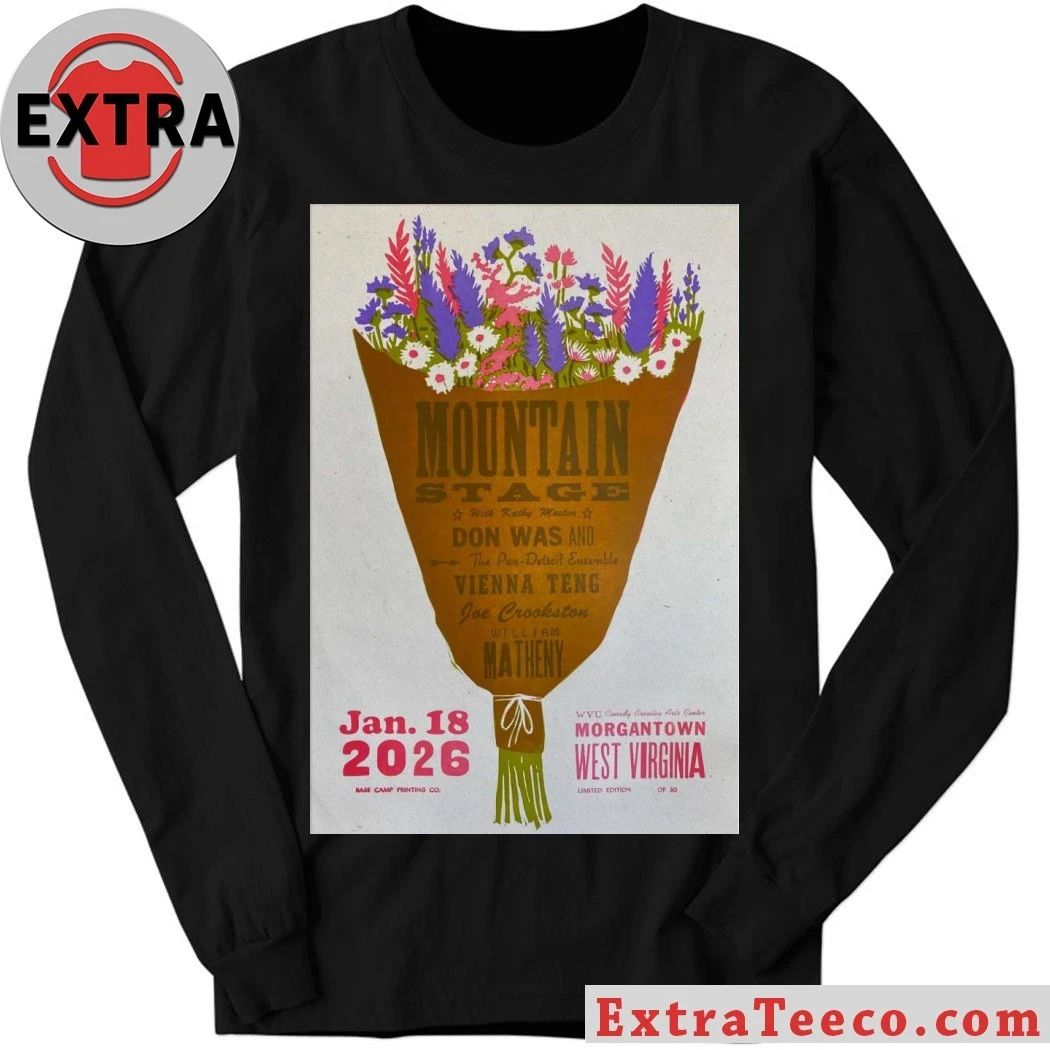 Mountain Stage Morgantown West Virginia 2026 Poster Shirt