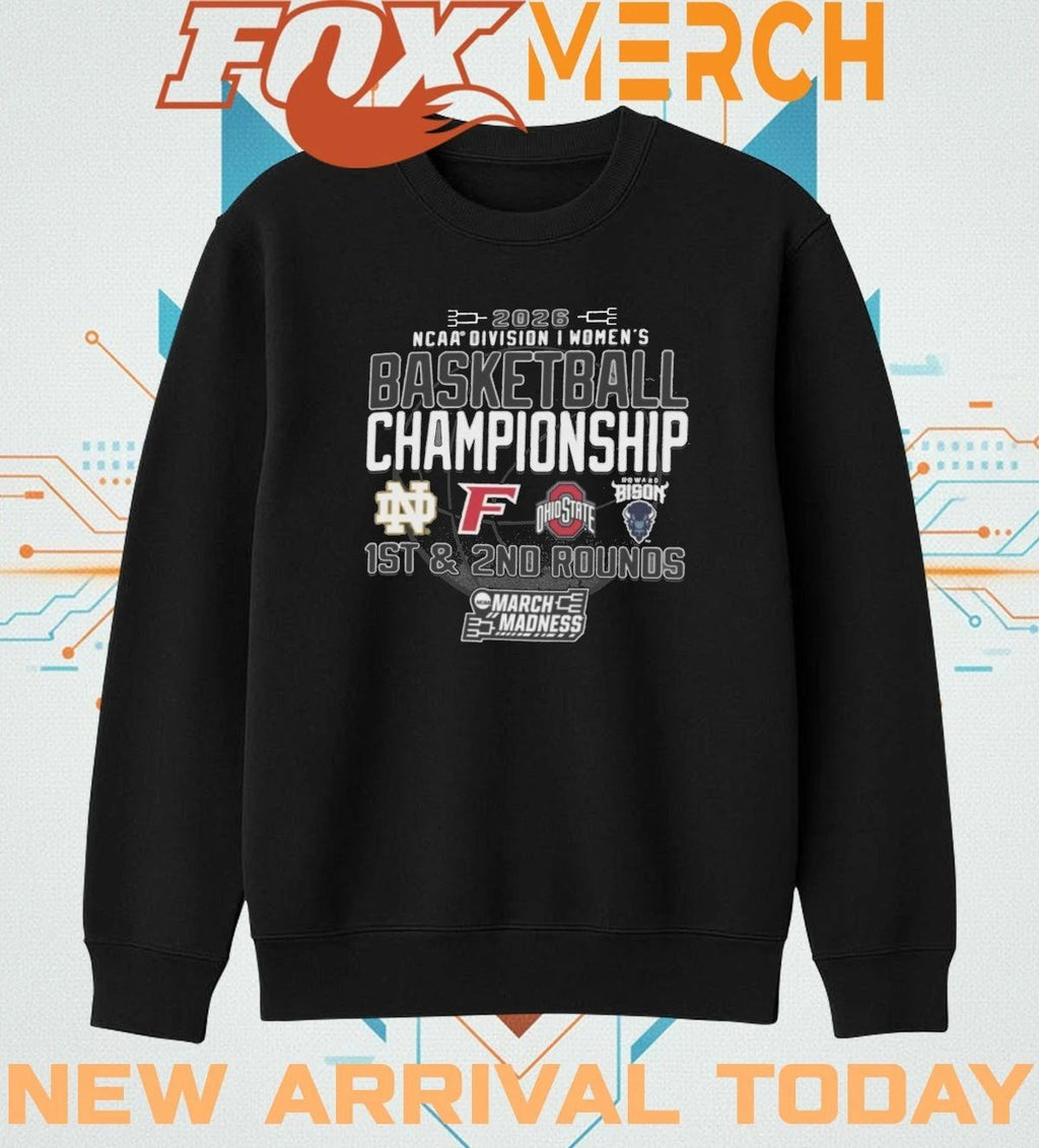 2026 NCAA Division I Women’s Basketball Championship 1st & 2nd Rounds Columbus, OH shirt