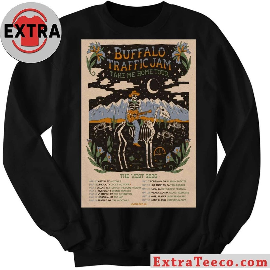Buffalo Traffic Jam The West Tour 2026 Poster Shirt