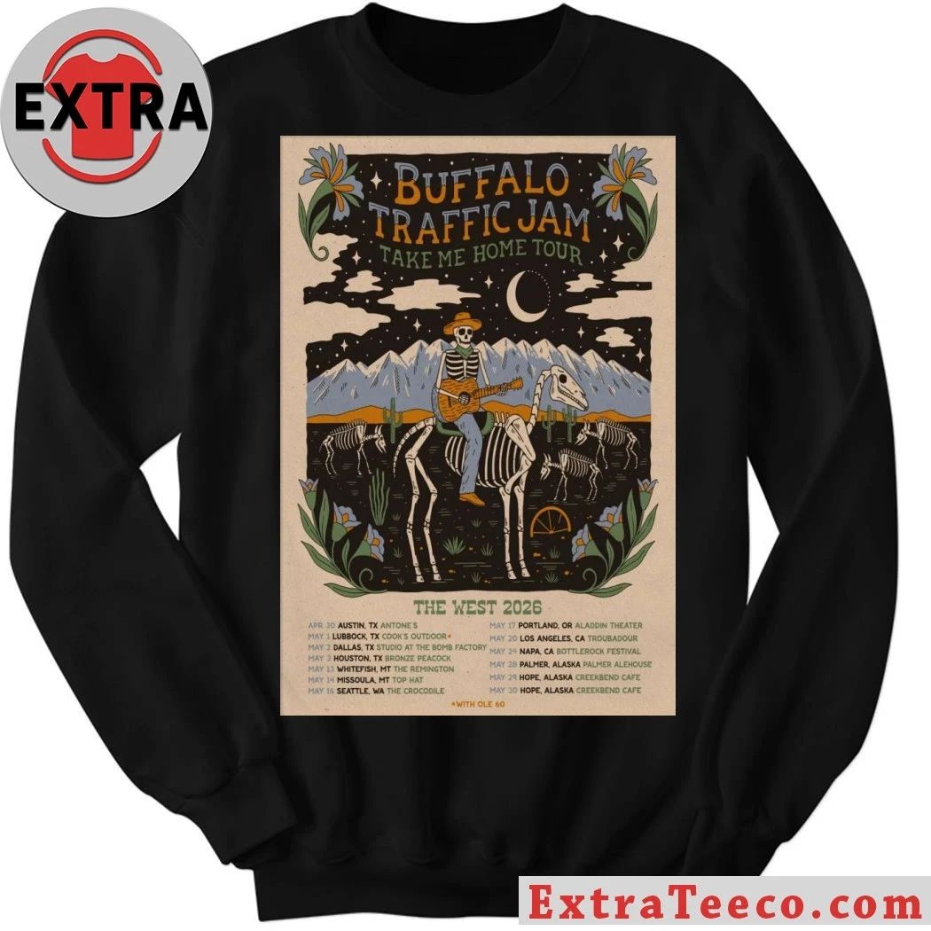Buffalo Traffic Jam The West Tour 2026 Poster Shirt