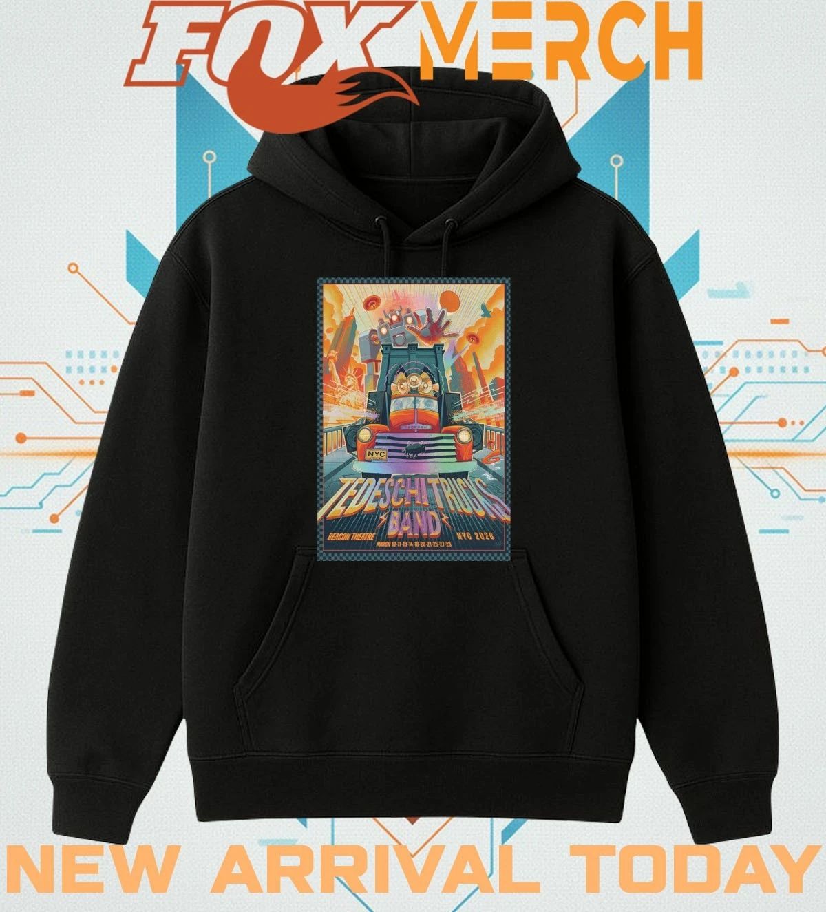 Tedeschi Trucks Band Beacon Theatre in NYC mar 10-28 2026 poster t-shirt