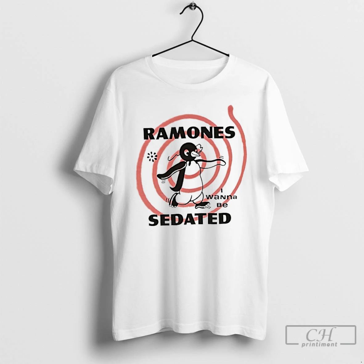 Premium Ramones Sedated I Wanna Be Sedated T Shirts