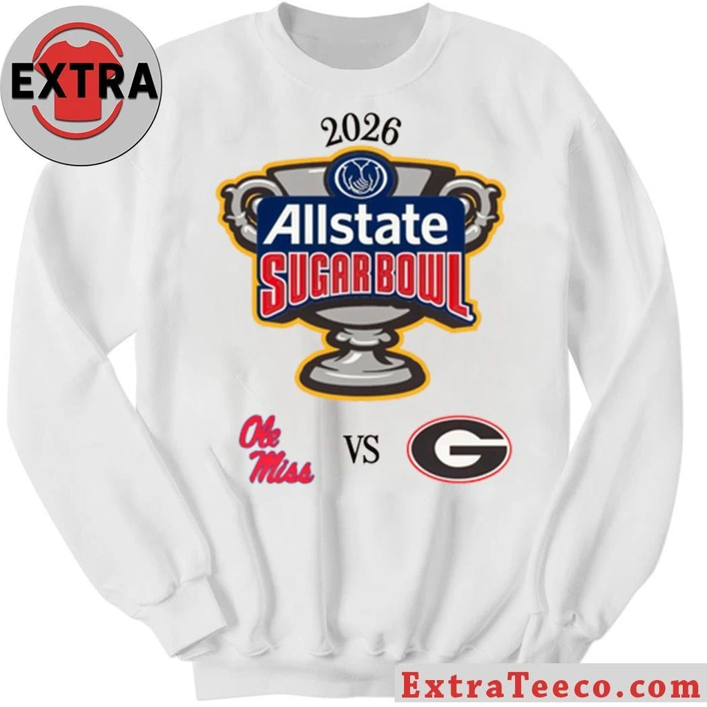 Original The upcoming Allstate Sugar Bowl 2026 college football playoff quarterfinal game will take place on January 1, 2026, at the Caesars Superdome Shirt